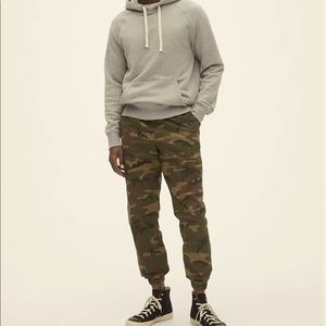 Mens denim camo joggers